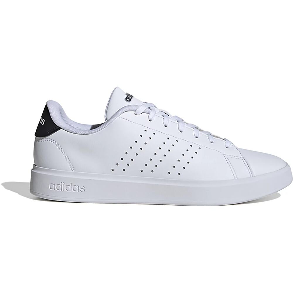 Adidas Men's Athletic Essentials Advantage Shoes Leather White Size 9 NWB